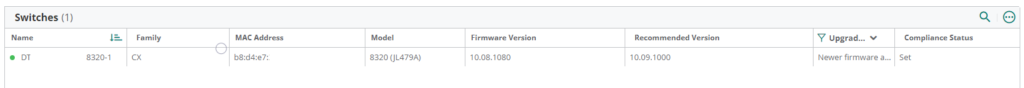 Central Switch firmware 1